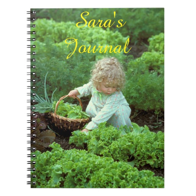 Saras journal anteckningsbok med spiral (Framsidan)