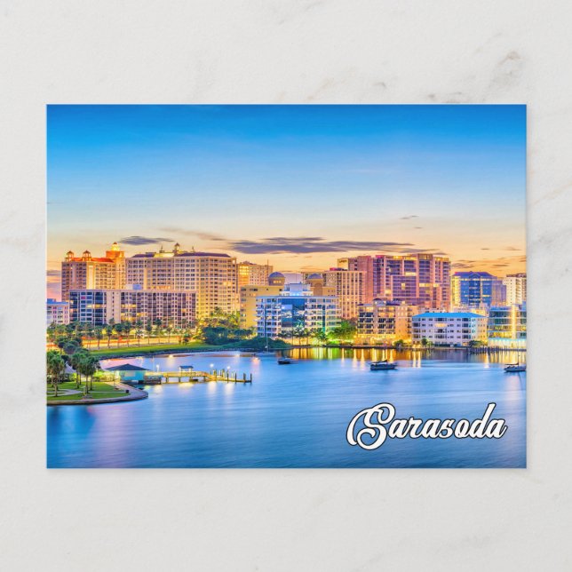 Sarasoda, Florida, United Stater Vykort (Framsida)