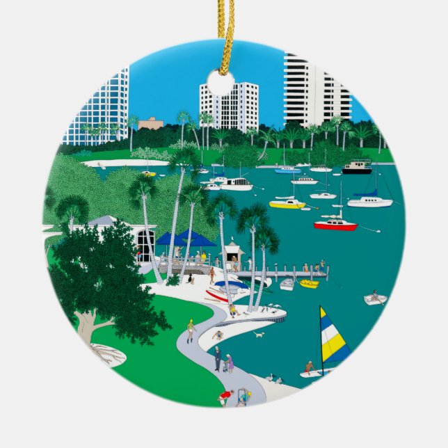 Sarasota Bay Front Ornament (Framsidan)