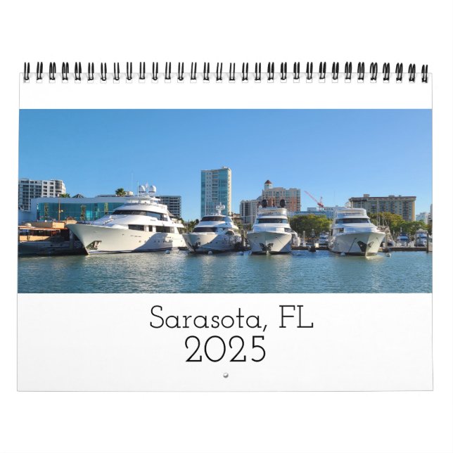 Sarasota Calendar 2025 Kalender (Omslag)