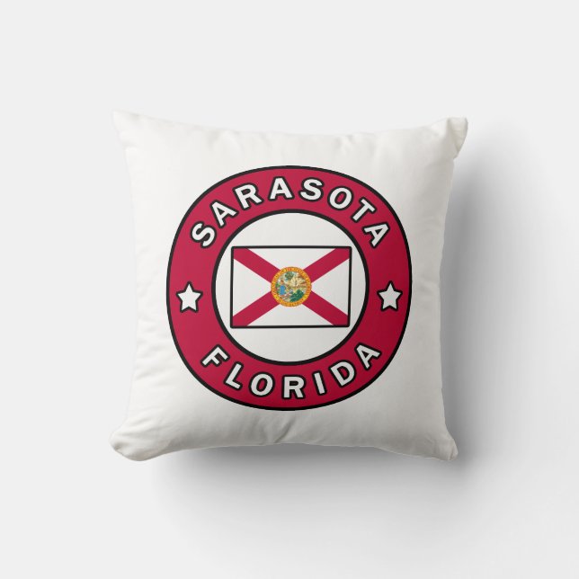 Sarasota Florida Kudde (Framsida)