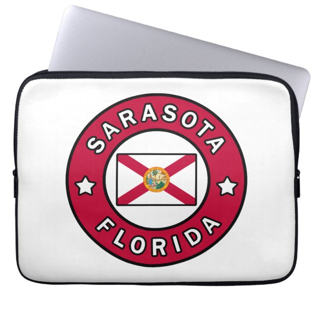 Sarasota Florida Laptop Fodral (Framsidan)