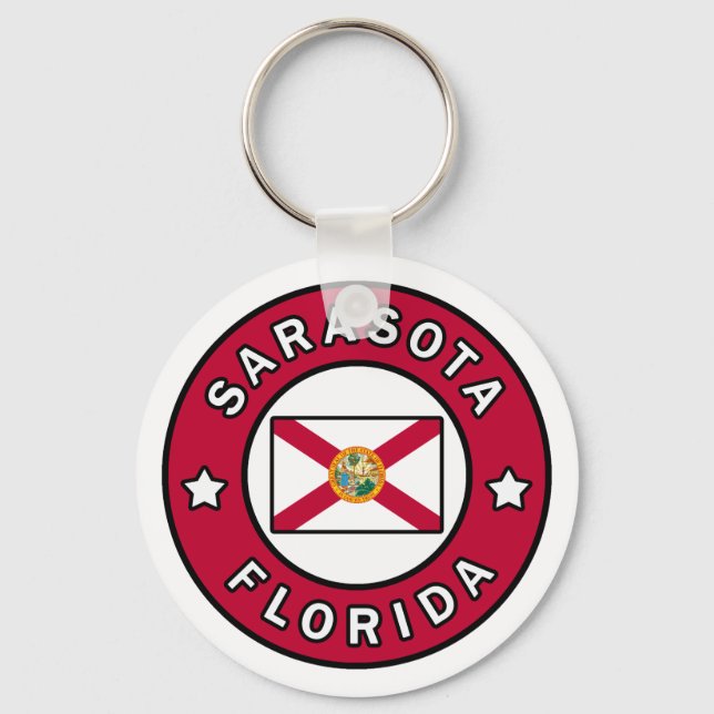 Sarasota Florida Nyckelring (Framsida)