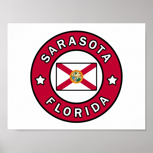Sarasota Florida Poster (Framsidan)