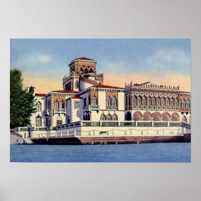 Sarasota Florida Ringling Museum Poster (Framsidan)