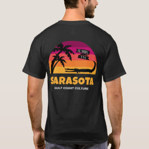 Sarasota Florida solnedgång med T Shirt