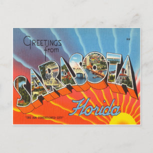 Sarasota Florida Vykort