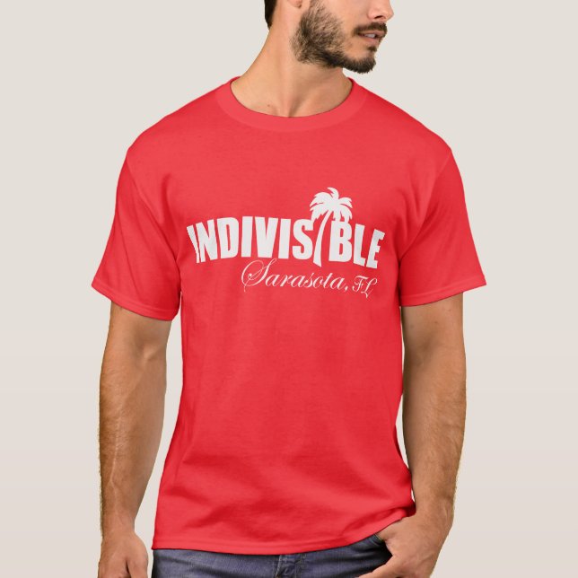 SARASOTA odelbara manar t-skjorta vit logotyp T-shirt (Framsida)