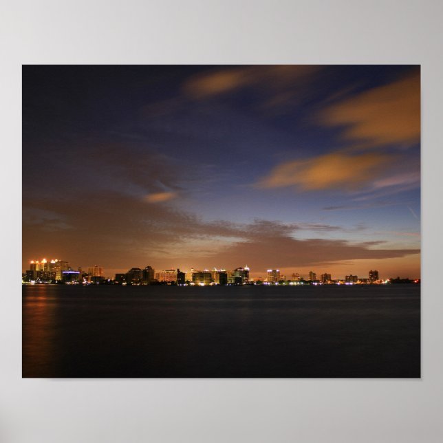 Sarasota Skyline Poster (Framsidan)