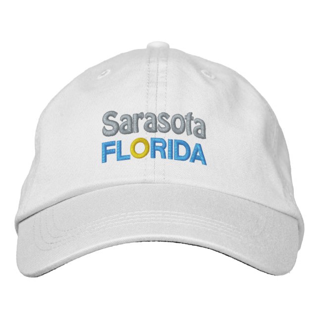 SARASOTA-tak Broderad Keps (Framsida)