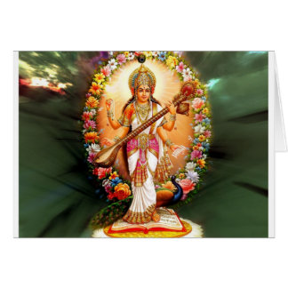 Saraswati Hälsningskort