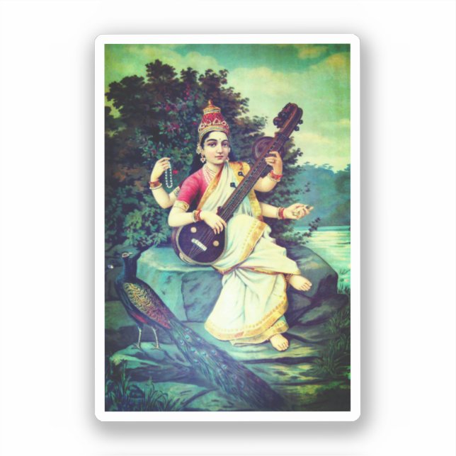 Saraswati Klistermärken (Framsida)