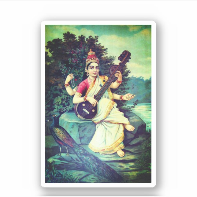 Saraswati Klistermärken (Framsida)