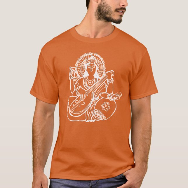Saraswati Tshirt Tee (Framsida)