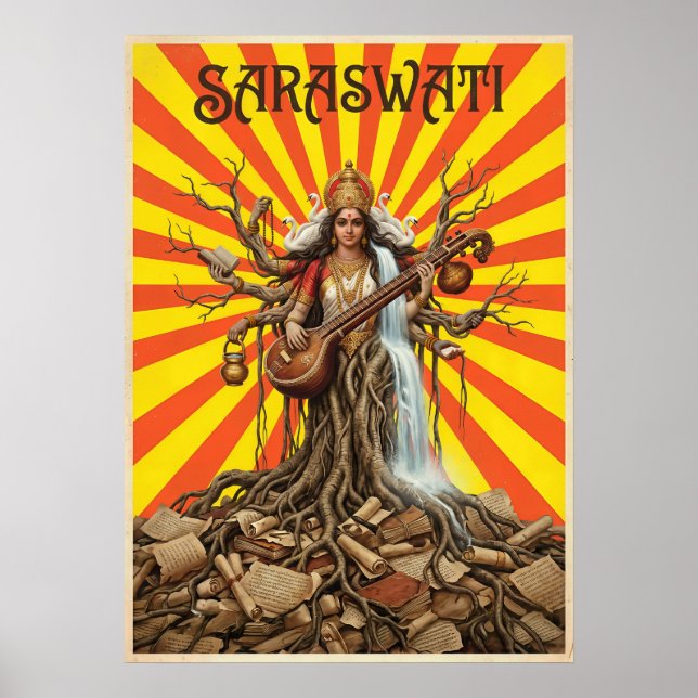 Saraswati V01 Poster (Framsidan)