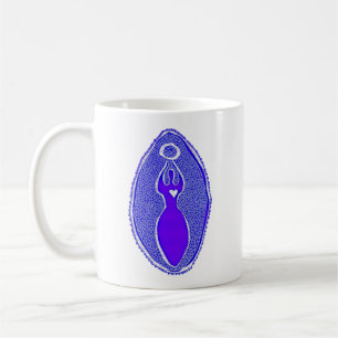 Saraswatis gudinna Yoni Art Mugg
