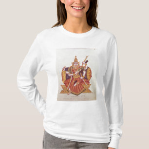 Saratheswathee hinduisk gudinna av att lära t-shirt