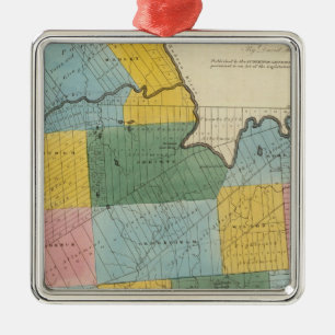 Saratoga County Julgransprydnad Metall