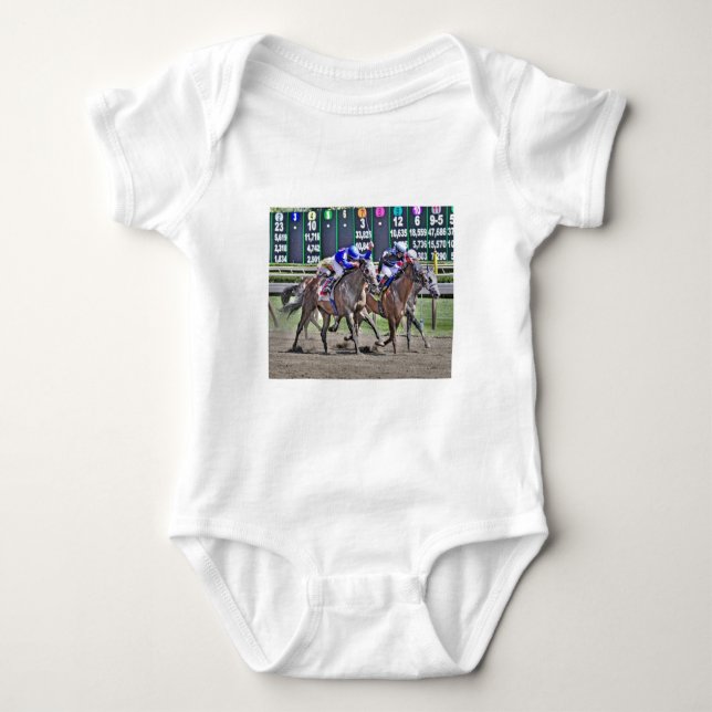 Saratoga hästkapplöpning t-shirt (Framsida)
