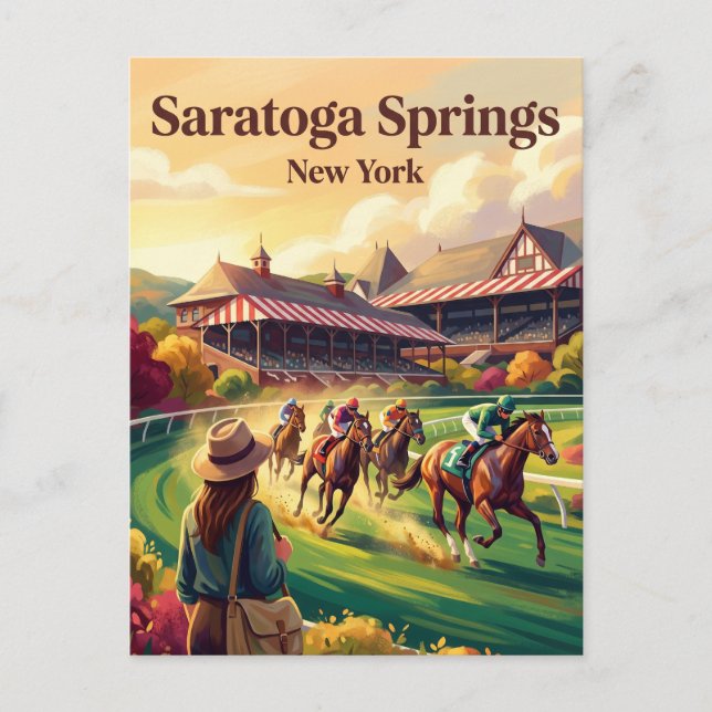 Saratoga Race Course USA Vykort (Framsida)