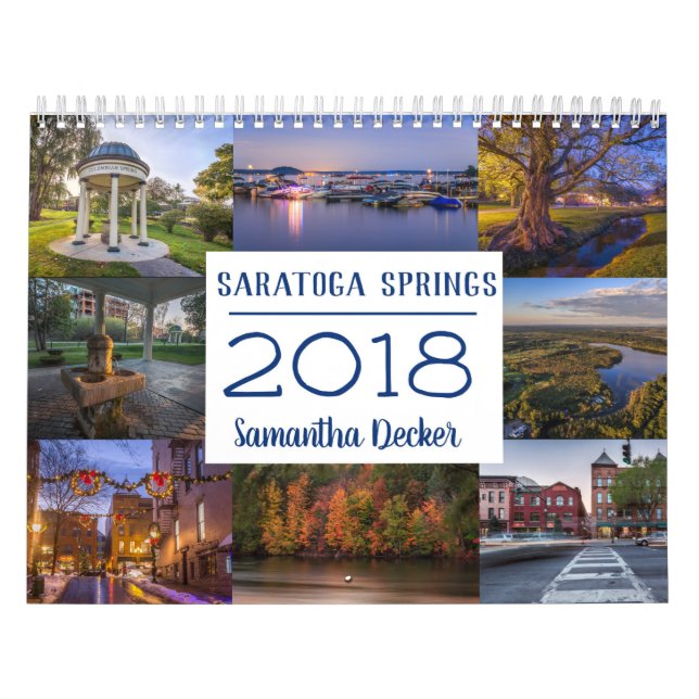 Saratoga Springs 2018 kalender (Omslag)