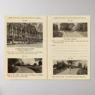 Saratoga Springs Dunning gata Poster