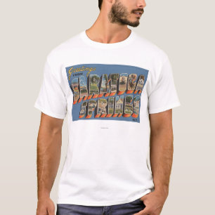 Saratoga Springs New York - stora brevplatser Tee Shirt