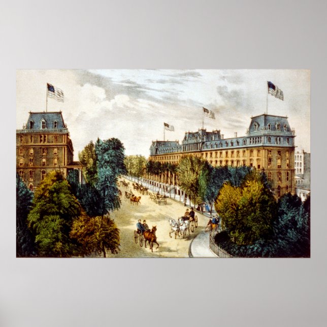 Saratoga Vår - 1907 Poster (Framsidan)