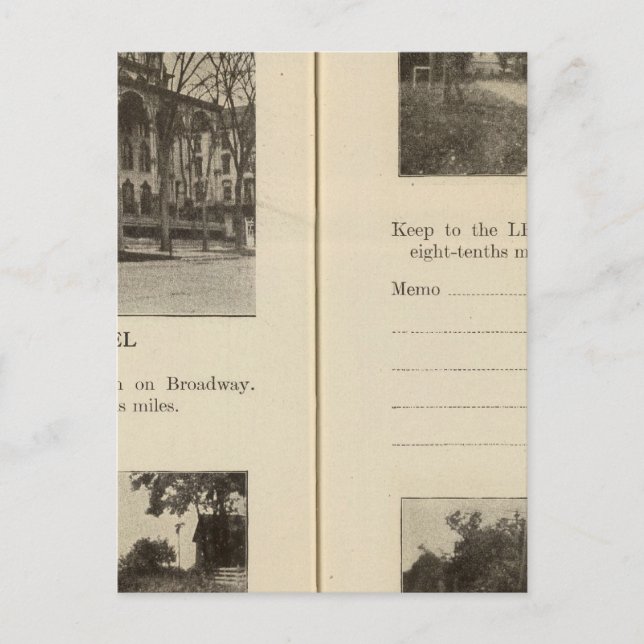 Saratoga Vår Dunning Street Vykort (Framsida)