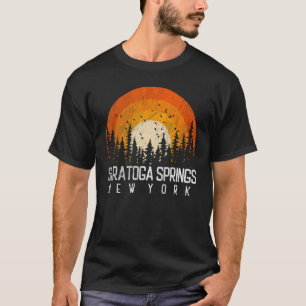 Saratoga Vår New York NY Shirt Retro Vintage 8 T