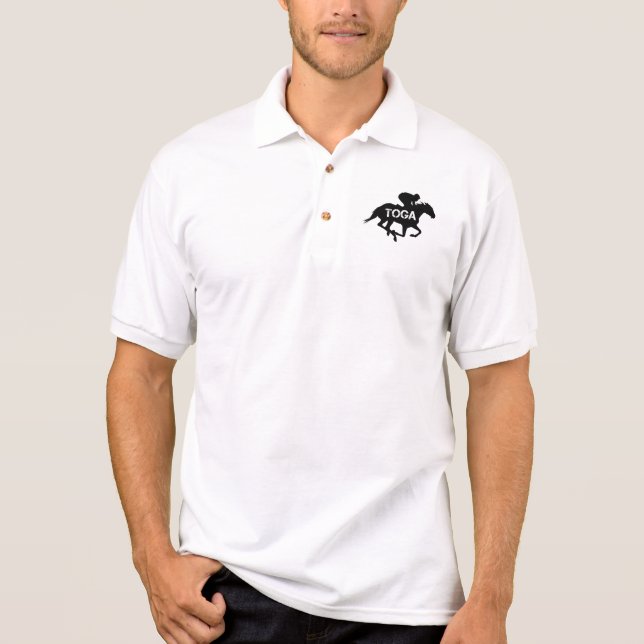 Saratoga Vår Tävla Horse Pikétröja (Framsida)