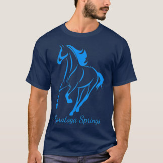 Saratoga Vår Upstate New York Horse Tävla T Shirt