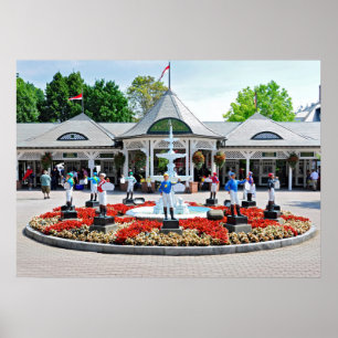 Saratogas Iconic 12 Stakes Winning Gräsmatta Jocke Poster