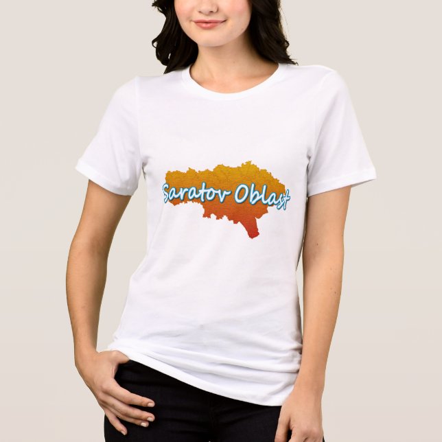 Saratov oblast t shirt (Framsida)