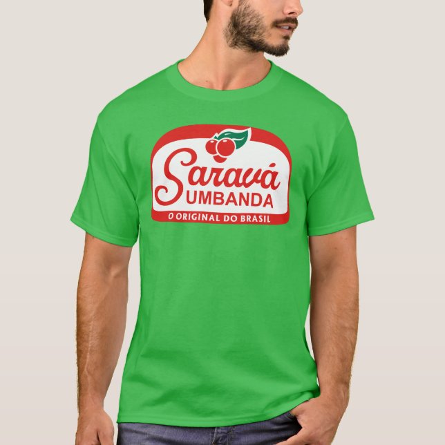 sarava umbanda original do brasil t shirt (Framsida)