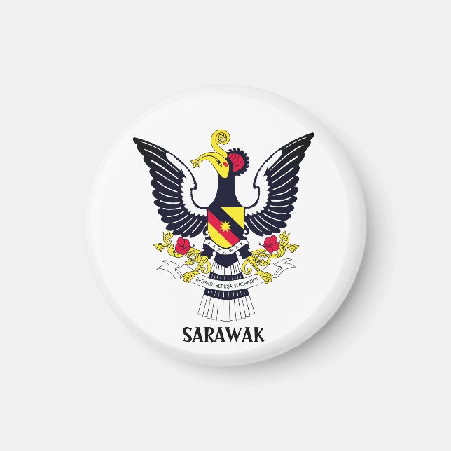 Sarawak Jackat av Arm - MALAYSIA Magnet (Framsidan)