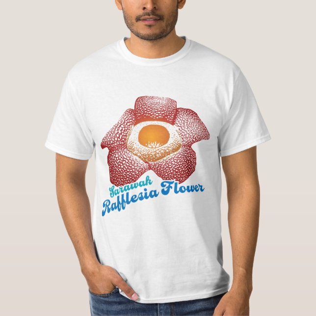 Sarawak Rafflesia blomma Tee Shirt (Framsida)