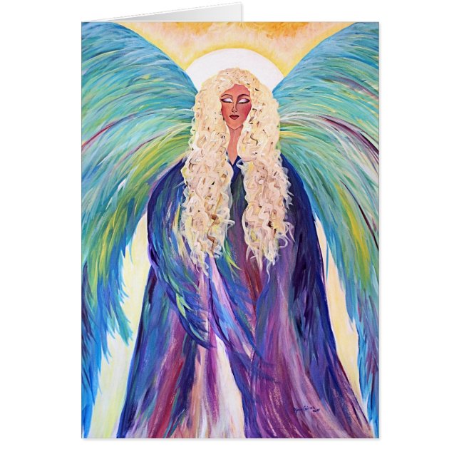 Sarayu… "vårdaren av trädgårdarna ", hälsningskort (Framsidan)