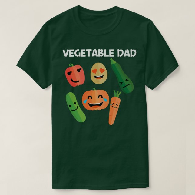Sårbara grönsaksdesign för Pappa Manar - hälsosamt T Shirt (Design framsida)