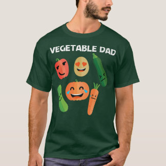 Sårbara grönsaksdesign för Pappa Manar - hälsosamt T Shirt