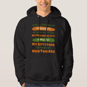 Sarcasm Älskare Funny Blanda inte ihop min personl Hoodie