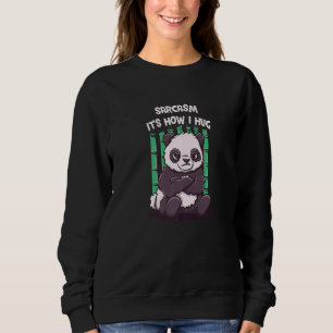 Sarcasm är hur jag hugglar till vänner Humor Buddy T Shirt