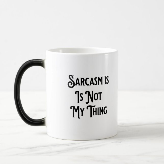 Sarcasm är inte mitt jobb Humor-kaffe i Sak Mugg (Vänster)