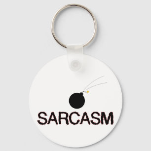 Sarcasm Bombed Nyckelring