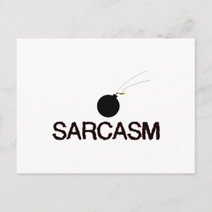 Sarcasm Bombed Vykort