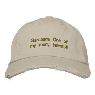 Sarcasm Cap Broderad Keps
