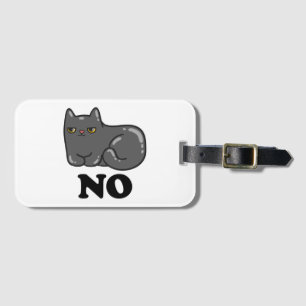 Sarcasm Cat Bagagebricka