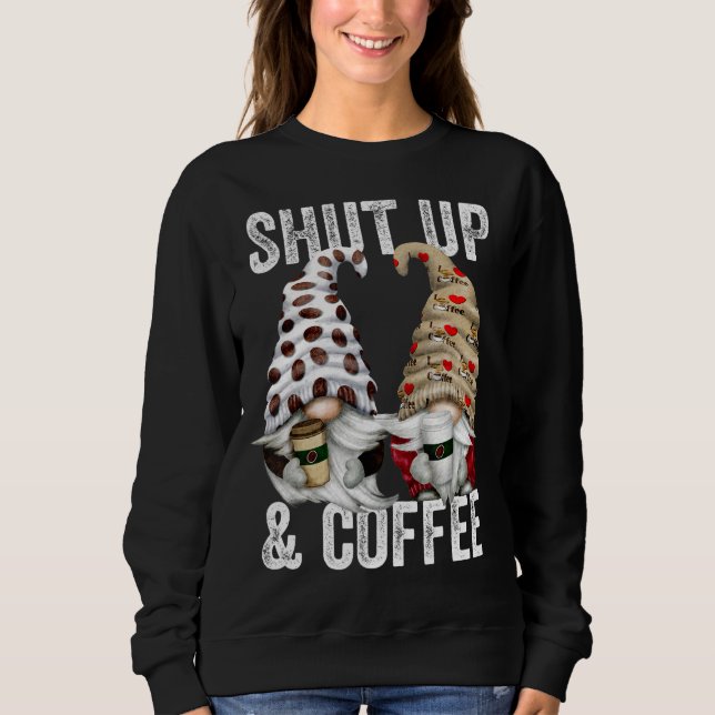 Sarcasm Coffee Gnomes För manar och kvinnor håller T Shirt (Framsida)