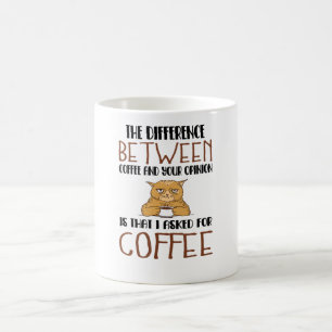 Sarcasm Coffee Opinion som säger "Provocation Cat Kaffemugg