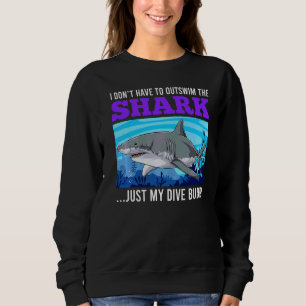 Sarcasm Dive Buddy Dive Buddy Shark Diver T Shirt